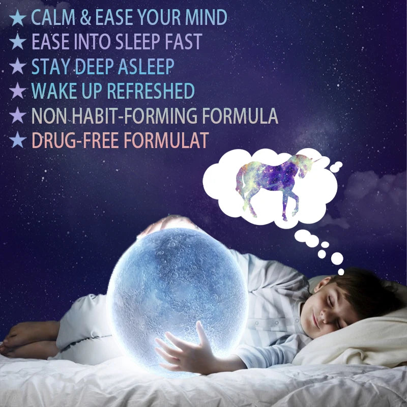 10mg Melatonin Sleep Supplement Solve Sleep Problems Immune Support, Relieve Stress Quick Dissolution Regulate Biological Clock